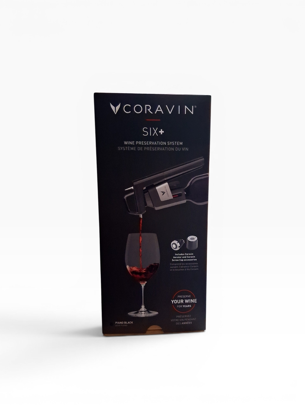 Coravin SIX+ Wine Preservation System in Black New